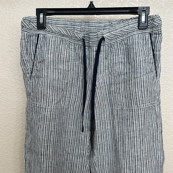COPY - Drawstring linen wide leg pant - Picture 2 of 7